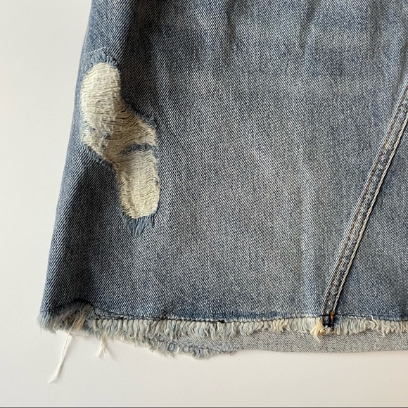 All Saints Denim Mini Skirt - Picture 10 of 15